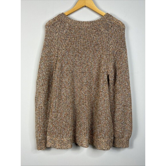 Madewell Women's Sweater Long Sleeve Round Neck Multicolor 100% Cotton Size L - Picture 2 of 6